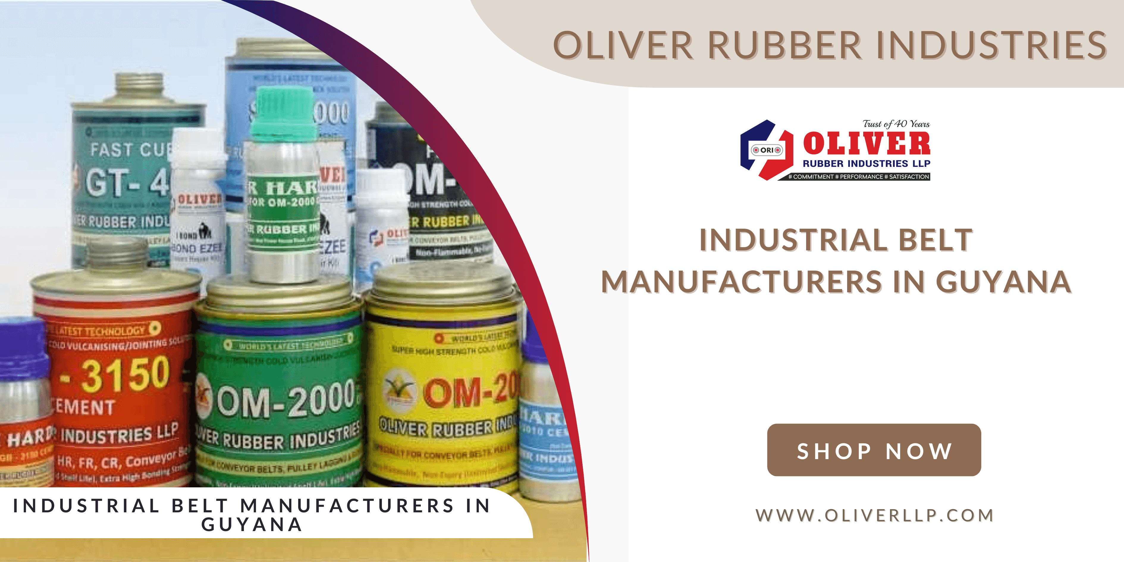 Industrial Belt Manufacturers in Guyana | Oliver Rubber LLP