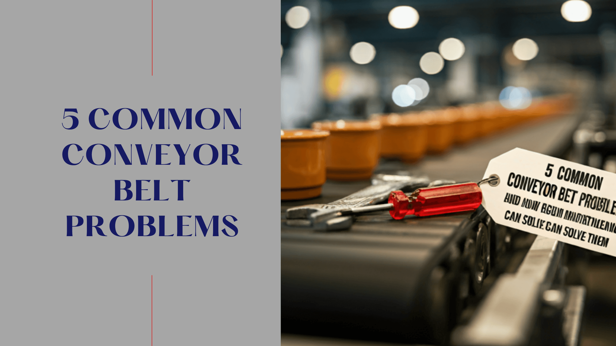 5 Common Conveyor Belt Problems and How Regular Maintenance Can Solve Them