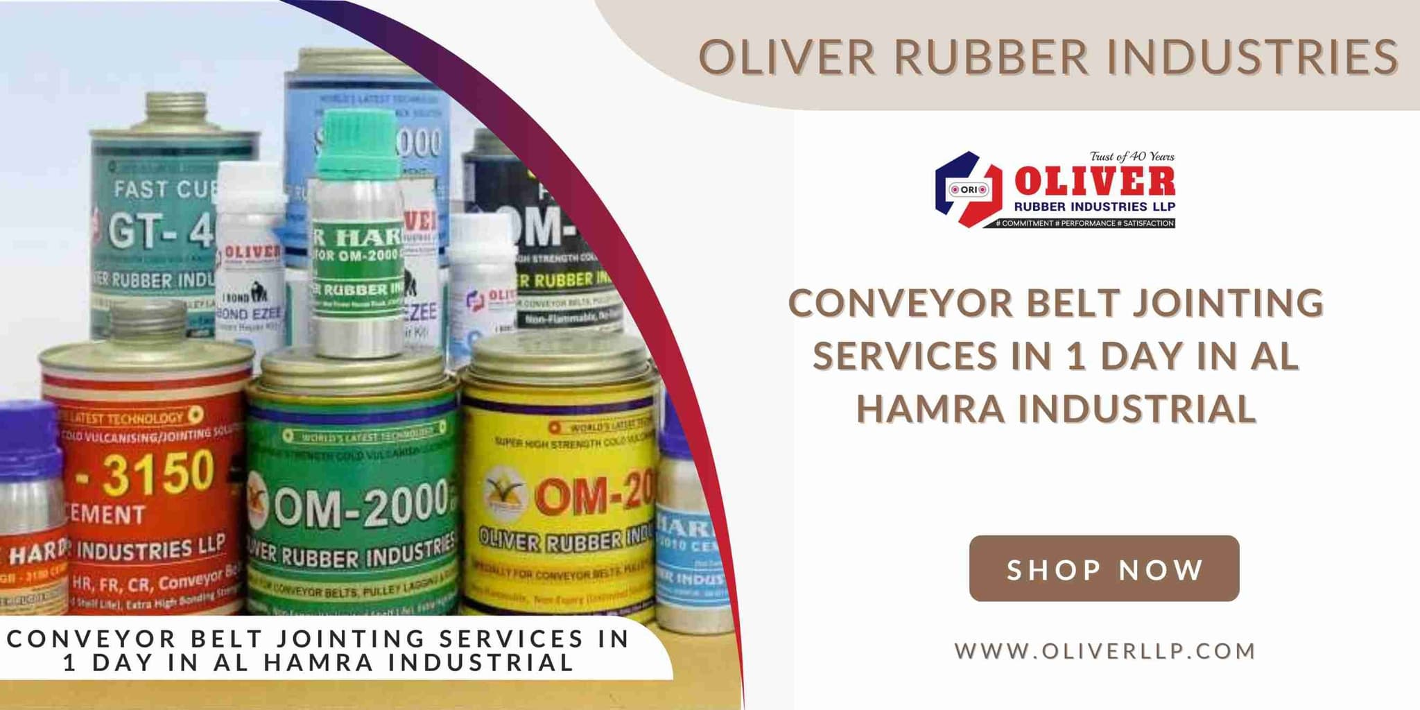 Conveyor Belt Jointing Services in 1 Day in Al Hamra Industrial