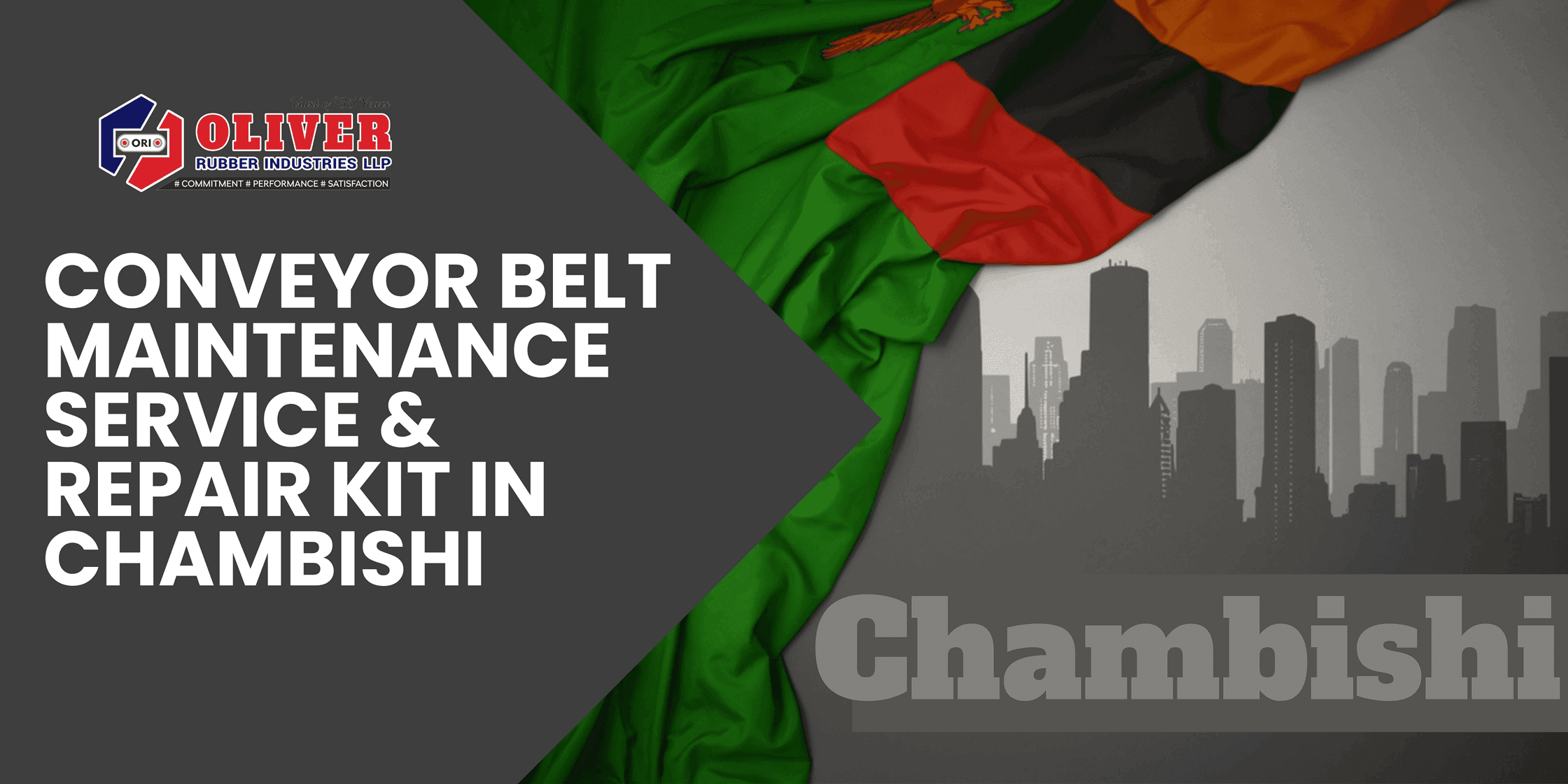 Conveyor Belt Maintenance Service & Repair Kit in Chambishi, Zambia