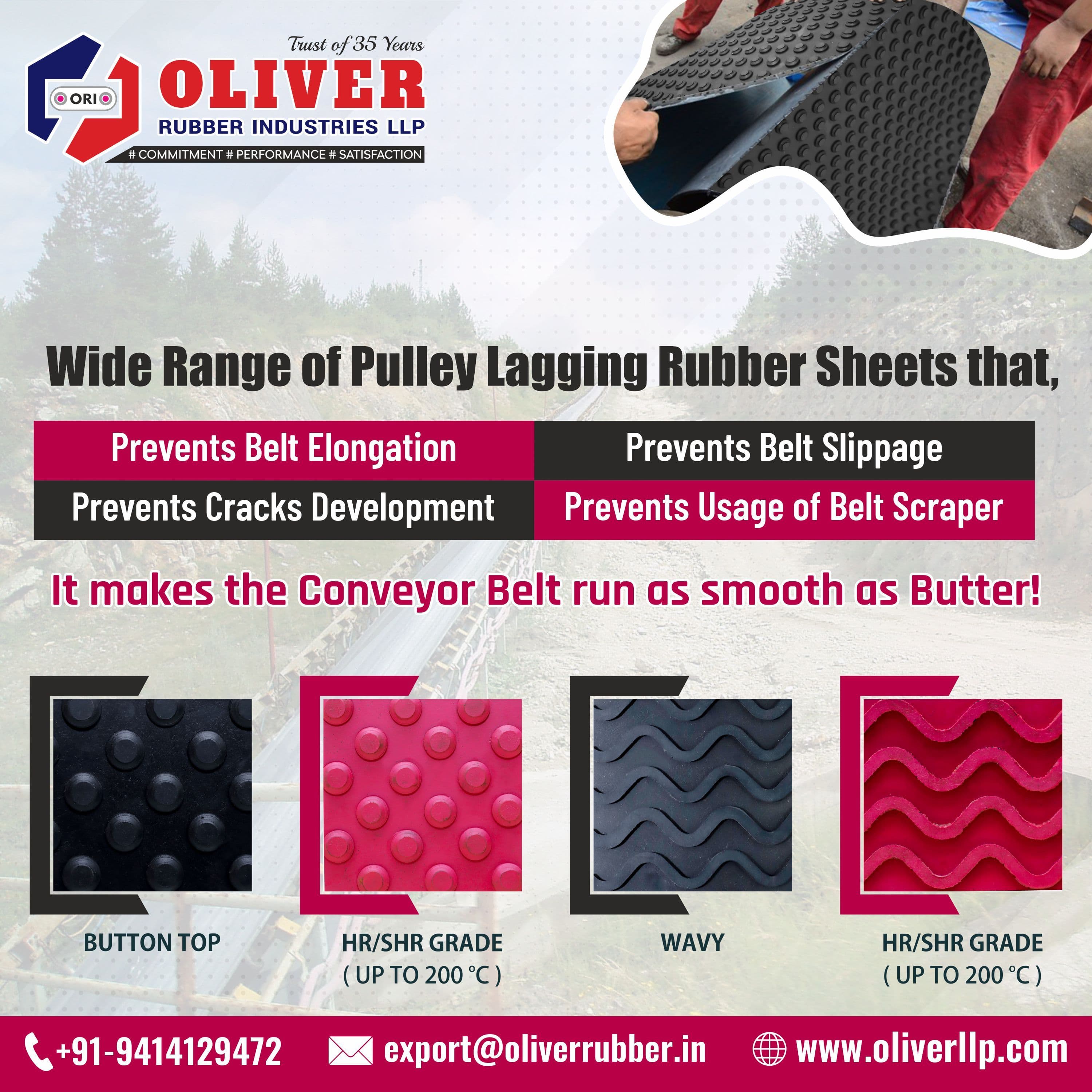 Goodbye to Belt Slippage with Pulley Lagging Solutions