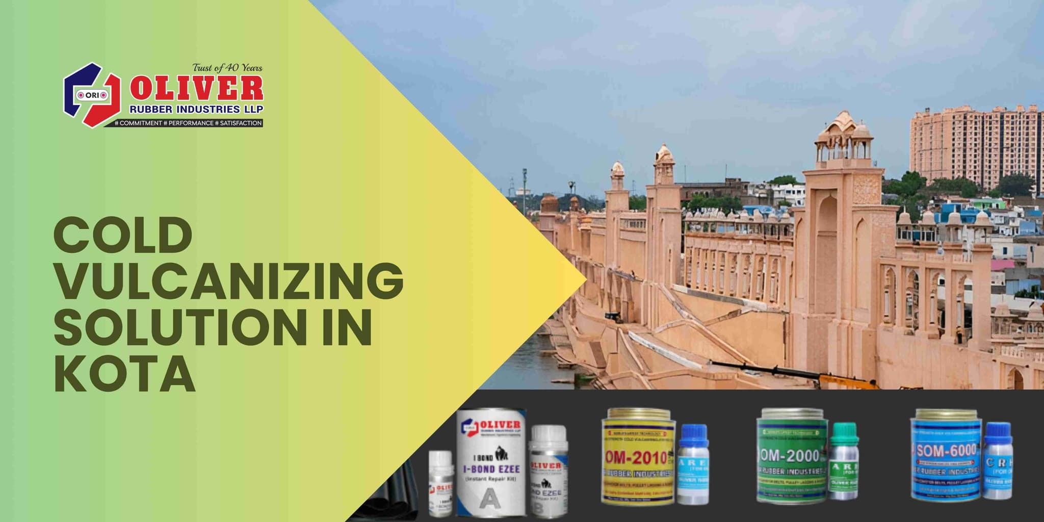 Cold Vulcanizing Solution & Diamond Rubber Sheet Dealers in Kota
