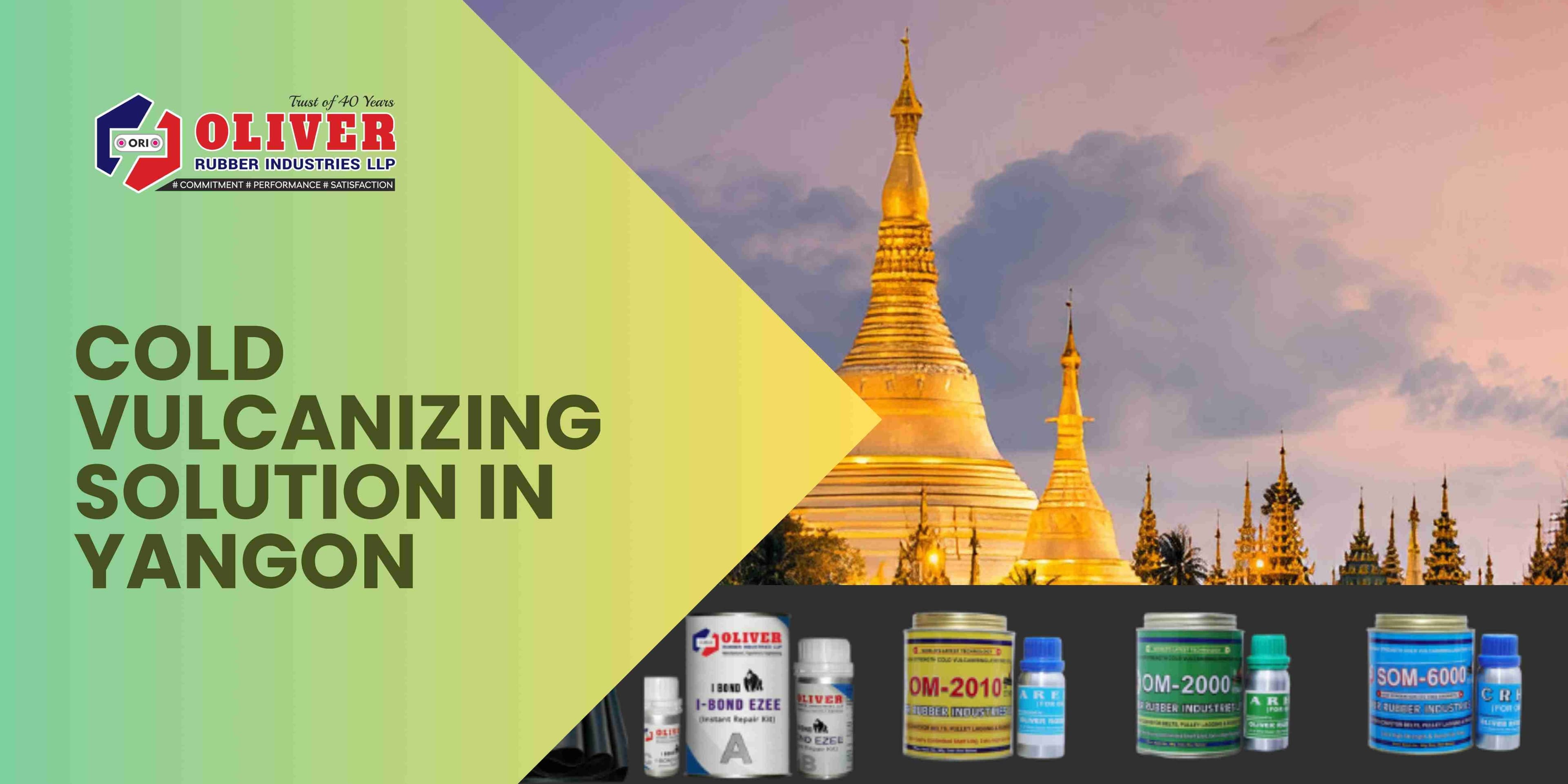 Cold Vulcanizing Solution & Diamond Rubber Sheet in Yangon