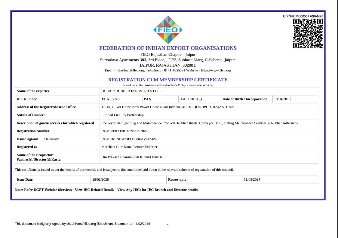 REGISTRATION CUM MEMBERSHIP CERTIFICATE