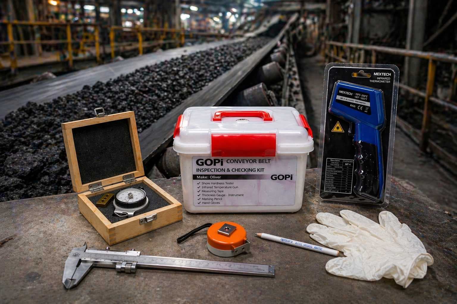 Conveyor Belt Inspection & Checking Kit (GOPI)