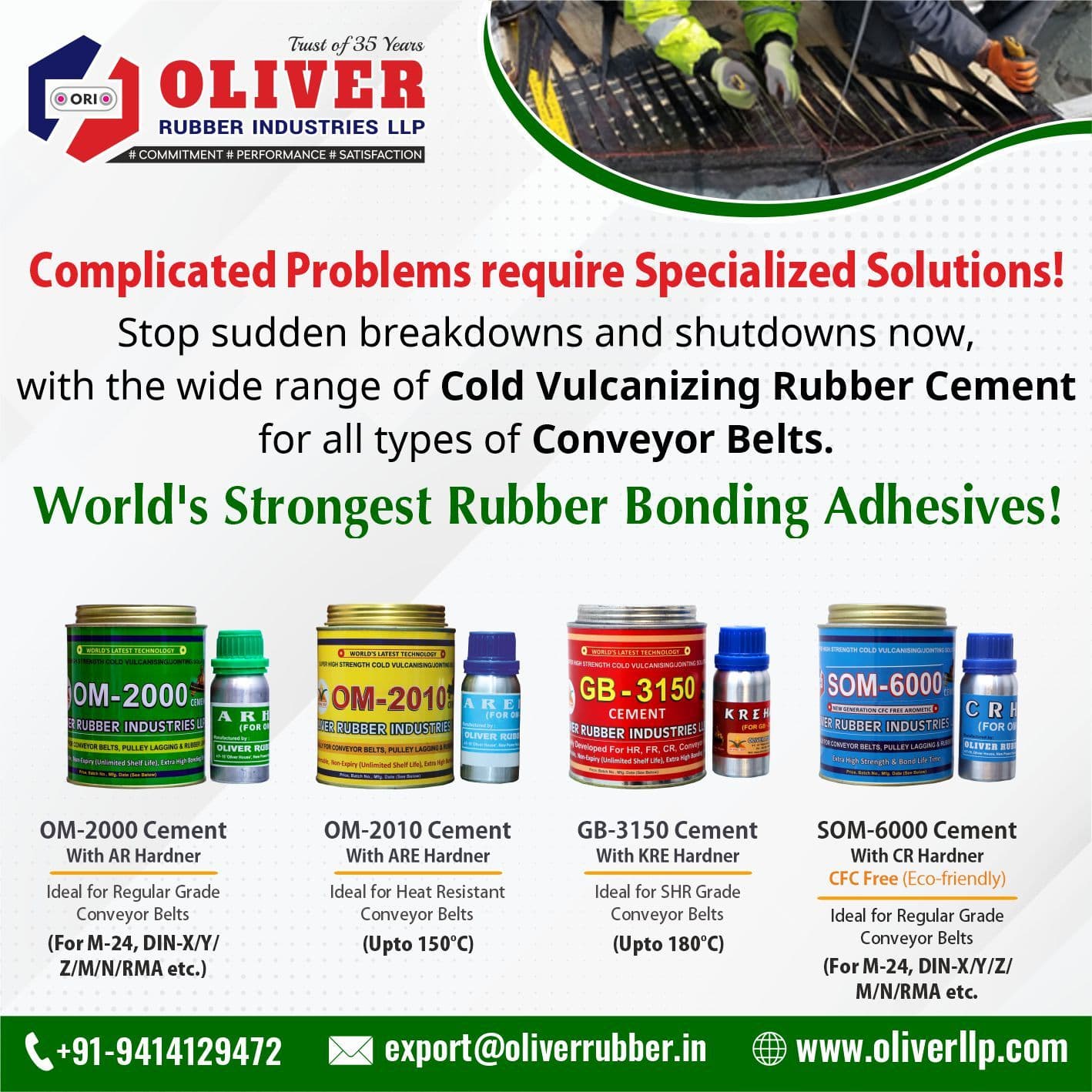 Conveyor Belt Joint Solution