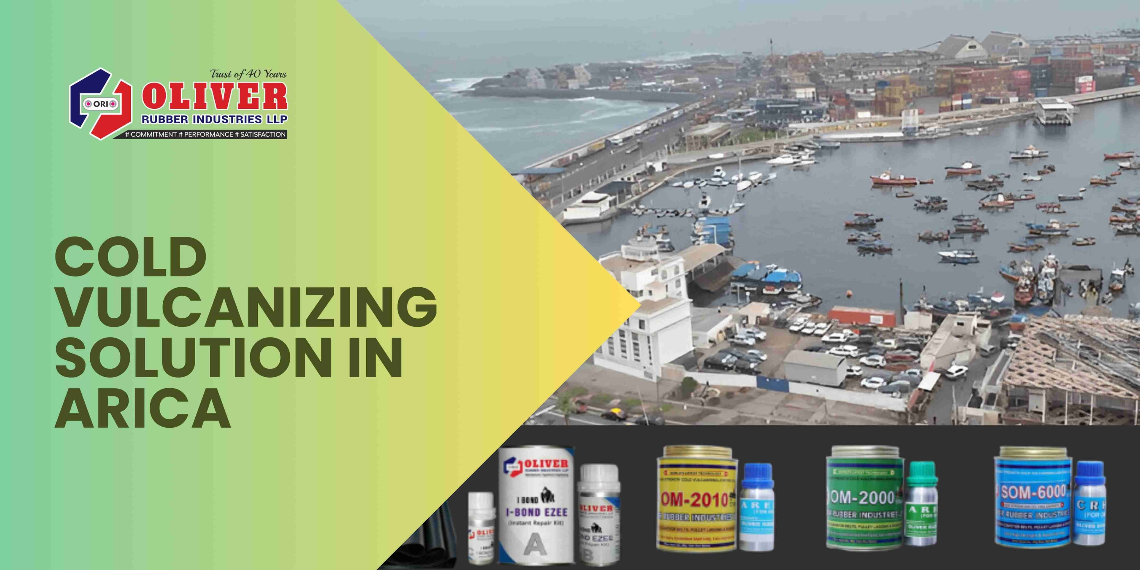 Cold Vulcanizing Solution & Diamond Rubber Sheet in Arica
