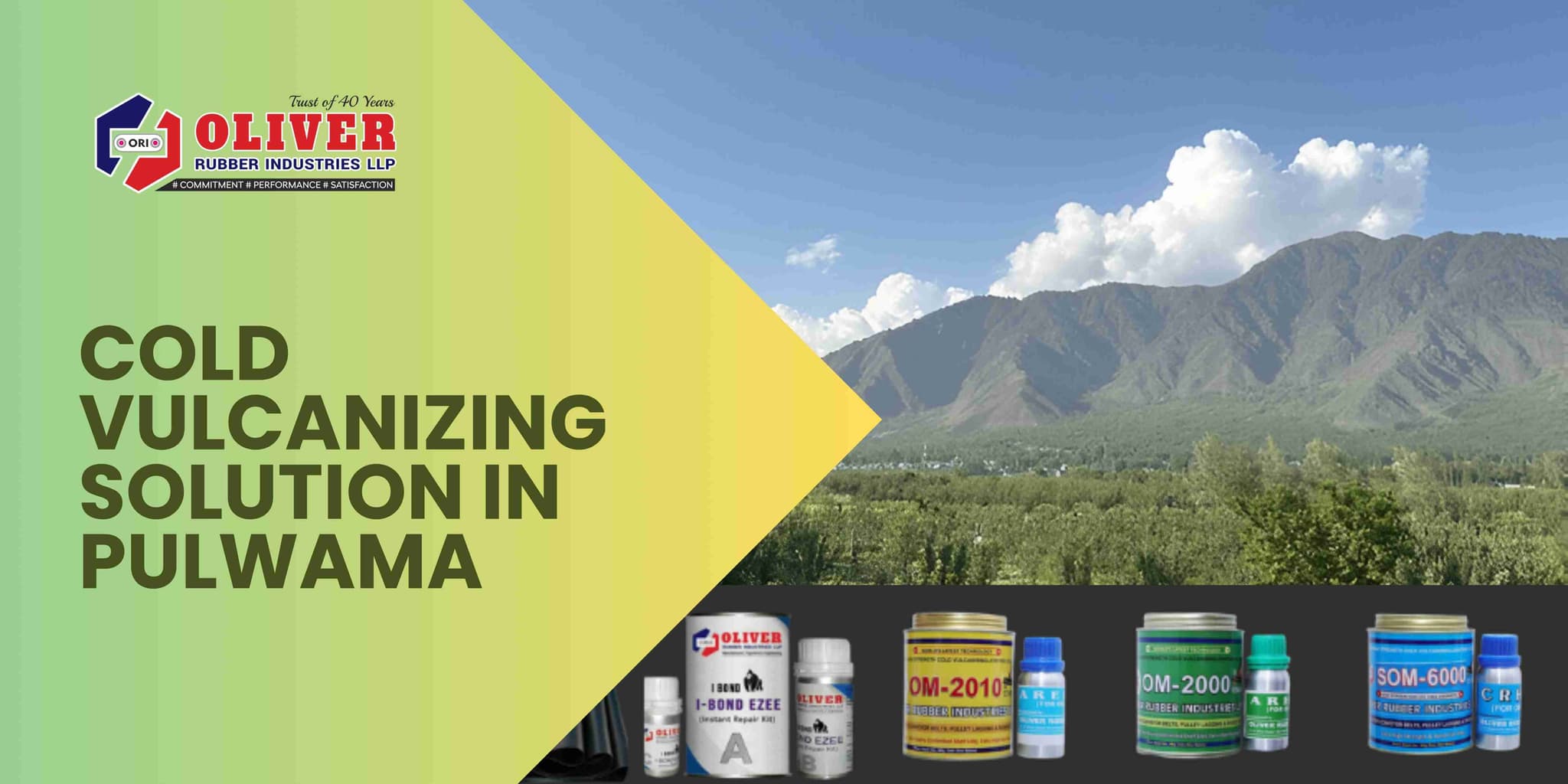 Cold Vulcanizing Solution & Diamond Rubber Sheet Dealers in Pulwama