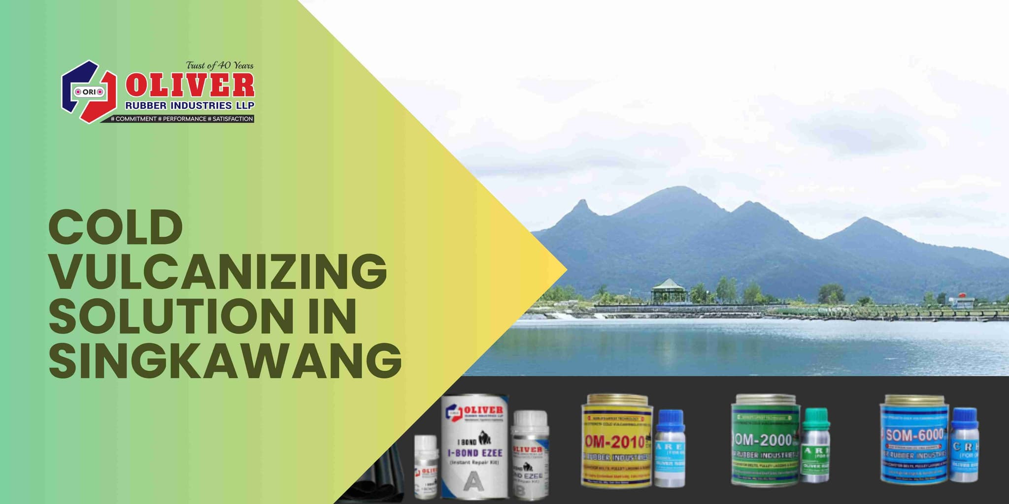 Cold Vulcanizing Solution & Diamond Rubber Sheet in Singkawang