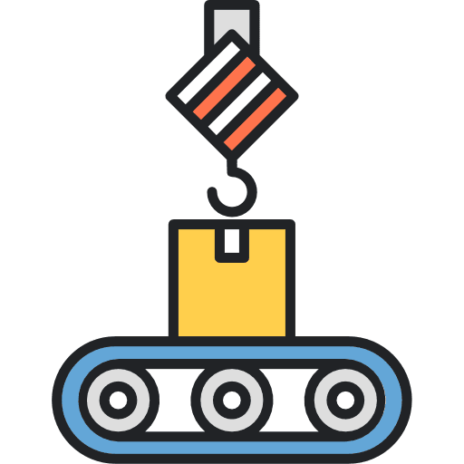 What is the difference between a conveyor belt and a pulley?